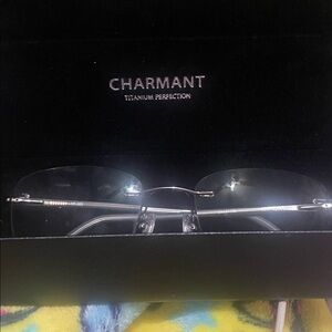 Amazon Charmant Silver Women's Glasses